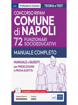 cover image of [EBOOK] Concorso RIPAM Comune di Napoli-72 Funzionari Socioeducativi